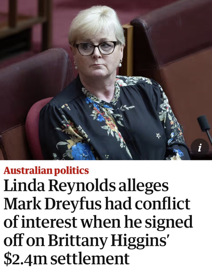 The Guardian Australia politics article about the remaining vitriol carried by the infamous lying cow Linda