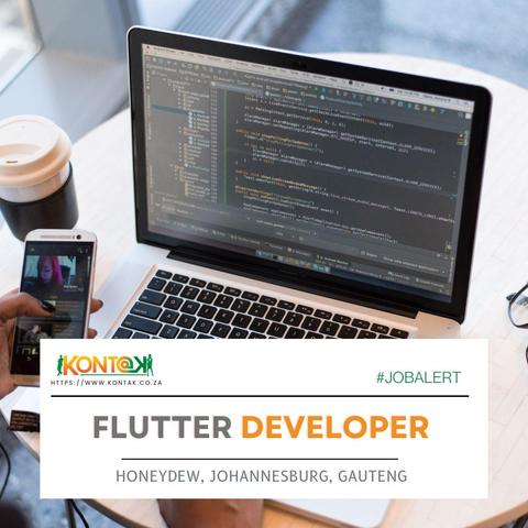 Flutter Developer (JB5396) at Kontak Recruitment in Honeydew, JHB 