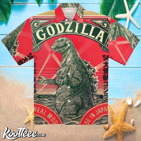 King Of Monster Godzilla Hawaiian Shirt
