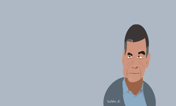 Pedro Sánchez. Caricatura de Suñén JC.