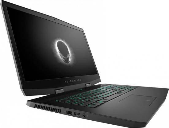 PC portable Alienware gaming noir avec clavier rétroéclairé RGB