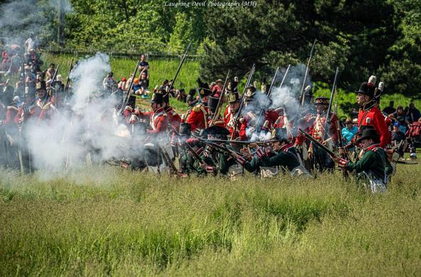 2nd York militia firing