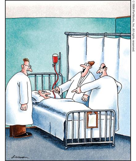 Testing whether laughter is the best medicine.