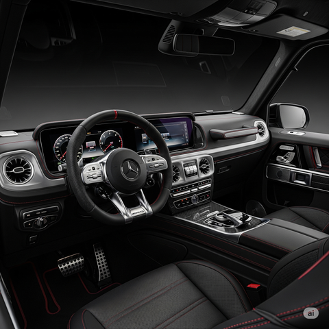 Interior of Mercedes-AMG G63