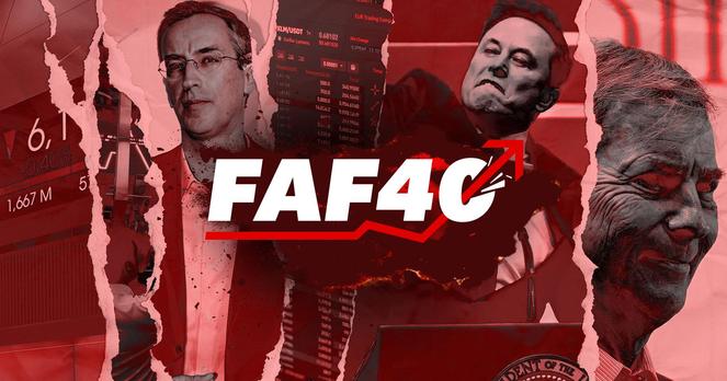 Le visuel de FAF40 avec les sales gueules de Sterin, Musk et Bolloré. L’opengraph est cassé, on le comprend un peu…