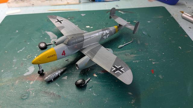 Huma Heinkel He 280 T 1/72 scale model.