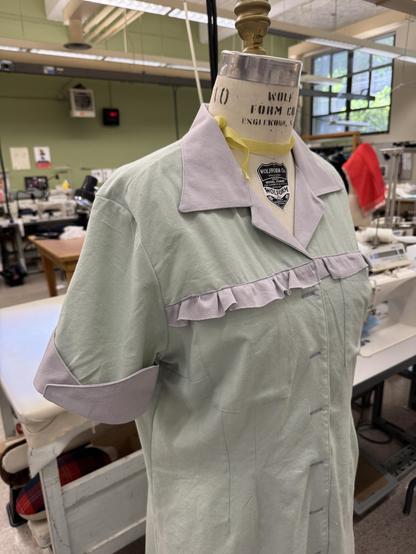 Finished shirt-dress