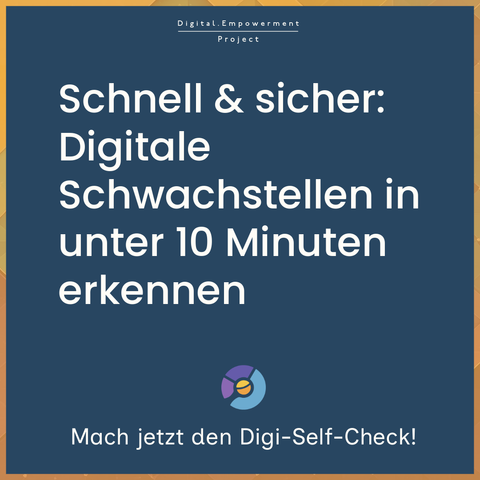 digiselfcheck Social Media Post DEP Blau  und Lila-1-1