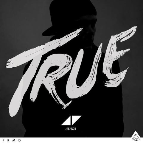An image of the cover of the album 'True' by Avicii