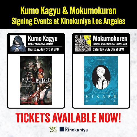Sold Out: Kumo Kagyu & Mokumokuren's Exclusive Signing Event