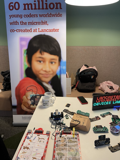 Showcase of electronic devices from Lancaster university design lab students 