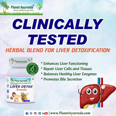 Liver Detox Formula - Clinically Tested Herbal Blend for Liver Detoxification
