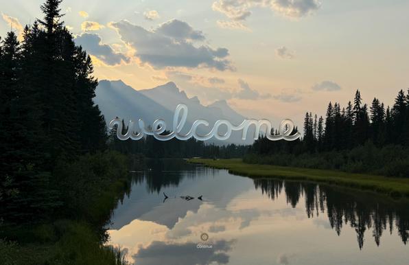 The welcome screen after installing the macOS Tahoe 26 developer beta gives you a test of Apple’s Liquid Glass design.
