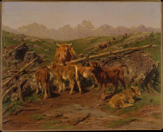 Weaning the Calves by Rosa Bonheur, 1879 (oil on canvas)