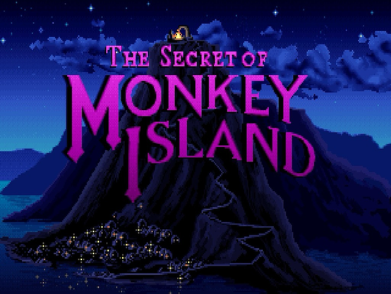 The Secret of Monkey Island title screen 