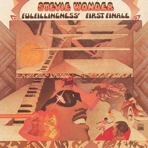 An image of the cover of the album 'Fulfillingness' First Finale' by Stevie Wonder