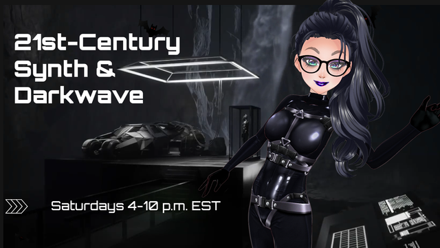 21s century synth and darkwave Saturdays on Twitch