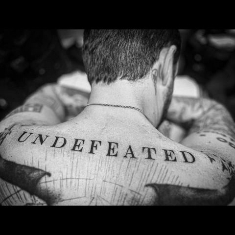 An image of the cover of the album 'Undefeated' by Frank Turner