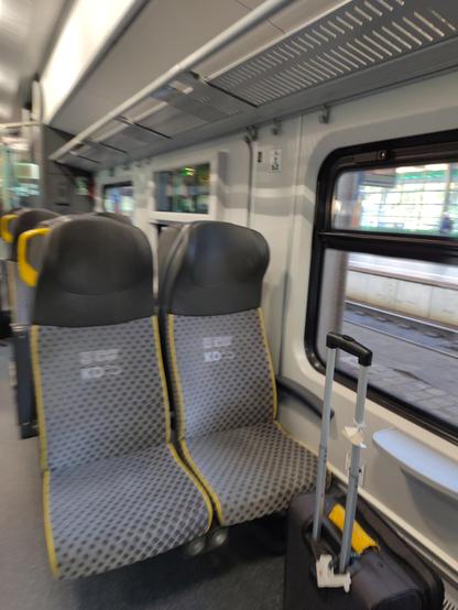 Interior of a train