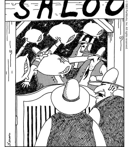 “Somebody better run fetch the sheriff.”