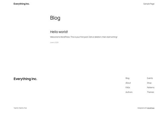Screenshot of phishing site
