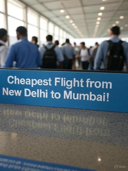 delhi to mumbai flight ticket booking