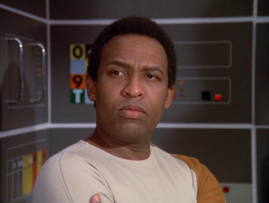 Clifton Jones as Moonbase Alpha’s computer specialist, David Kano, in the first season of Space: 1999.