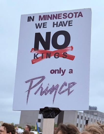 NoKings only a Prince