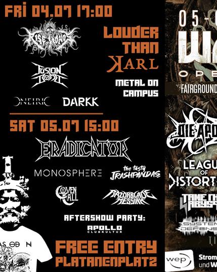 Louder than Karl Festival poster