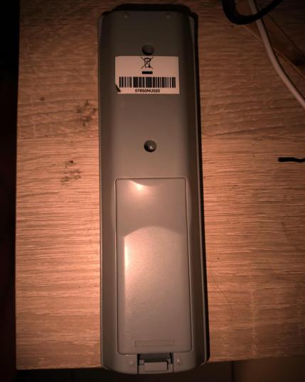 PIONEER VXX3218 dvd remote control photographed by me Theodoros Mpahoumas