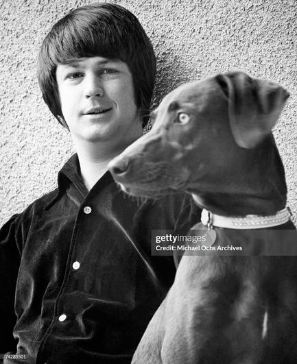 Brian Wilson & His Best Friend
LOS ANGELES - CIRCA 1965: Band leader Brian Wilson of the rock and roll band "The Beach Boys" poses for a portrait with his dog in circa 1965 in Los Angeles, California. (Photo by Michael Ochs Archives/Getty Images) 