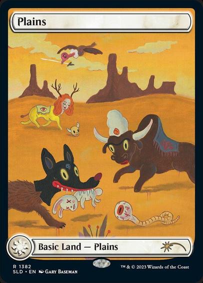 Plains (Secret Lair Drop #1382) by Gary Baseman
