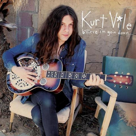 An image of the cover of the album 'B'lieve I'm Goin Down...' by Kurt Vile