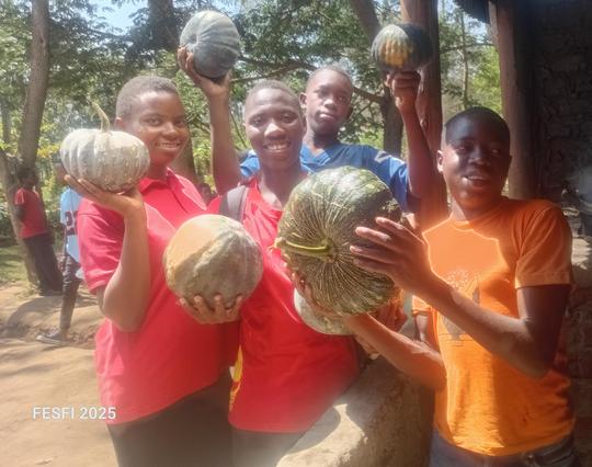 A smile on our faces after gaining tge fruits of our hard work