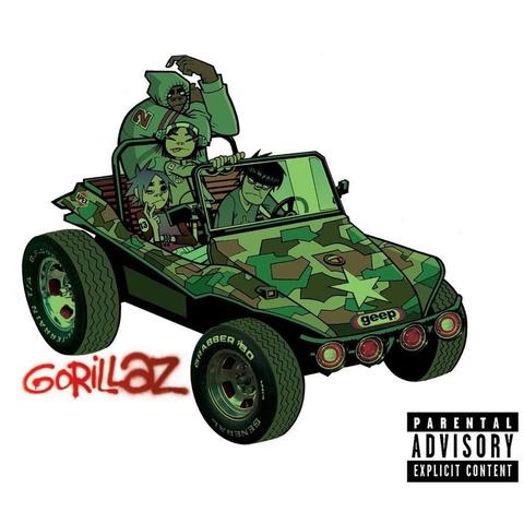 An image of the cover of the album 'Gorillaz' by Gorillaz