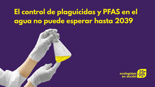 Tóxicos peligrosos como plaguicidas, PFAS (compuestos perfluorados y poliflurorados conocidos como “tóxicos para siempre” por su alta persistencia y carácter bioacumulativo) y diversos productos farmacéuticos contaminan dos tercios de los cursos de agua de toda Europa.

Son tóxicos «emergentes» que, a pesar de llevar mucho tiempo presentes en las aguas, han escapado al control oficial sin que se hayan tomado medidas adecuadas contra ellos.