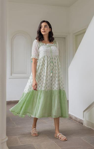 Printed Maxi Dress