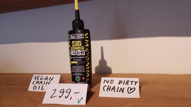 120 ml muc-off dry lube
vegan chain oil
299:- 🌱
no dirty chain