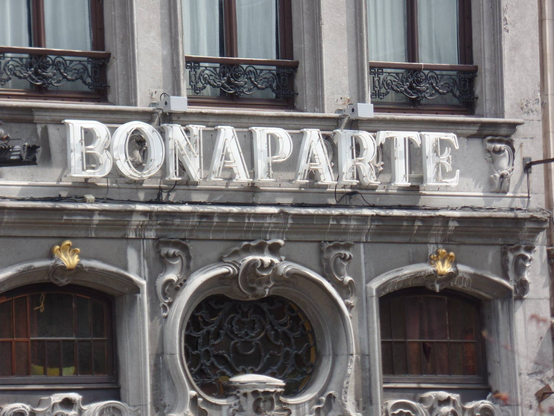Sign saying "Bonaparte"