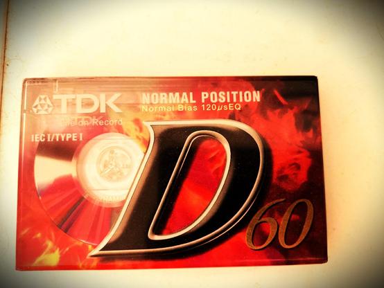 Κασέτα TDK D 60 IEC I/TYPE I φωτογραφήθηκε από μένα Θεόδωρος Μπαχουμάς