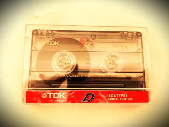 Κασέτα TDK D 60 IEC I/TYPE I φωτογραφήθηκε από μένα Θεόδωρος Μπαχουμάς