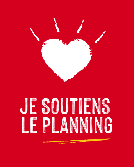 Affiche "Je soutiens le planning"