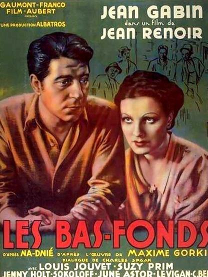 Une comédie dramatique coécrite et magnifiquement mise en scène par Jean Renoir. Il nous offre une très belle image pour l'époque ,son adaptation de la pièce de Maxime Gorki nous présente une belle aventure sociale contant les démêlés d'un groupe résident des "Bas-fonds".