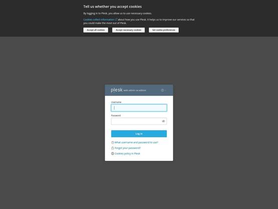 Screenshot of phishing site