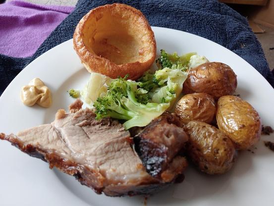 Sunday Roast (it was too hot for gravy - don't judge me)