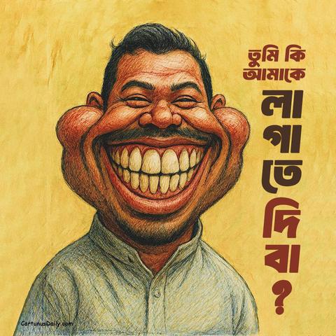 তুমি কি আমাকে লাগাতে দিবা? 

কার্টুন নং: ২৫৭

#CartunusDaily #Bangladesh #Bangladeshi #politicalcartoons #BangladeshCrisis #freedomofspeech #DrYunus #dryunusgovt #YunusRegime #yunusgovernment #dryunusagainstjournalists
#কার্টুনুসডেইলি