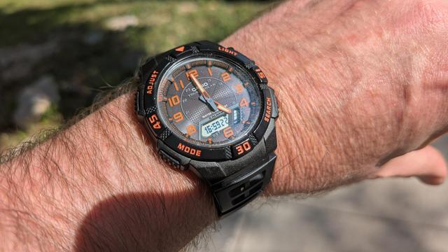 A Casio digital watch
