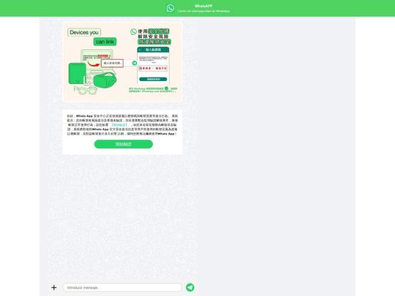 Screenshot of phishing site