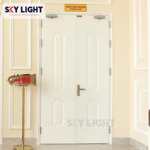 Cửa Thép Chống Cháy 2 Cánh Dập Huỳnh – Sơn Tĩnh Điện