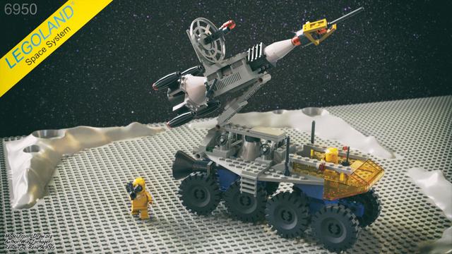 Lego Rocket launcher (Modo, Affinity, LDraw.org)